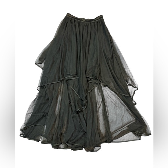 Free People Keep Me TuTu Tulle Layered Skirt in Black Size 6 - Picture 3 of 10
